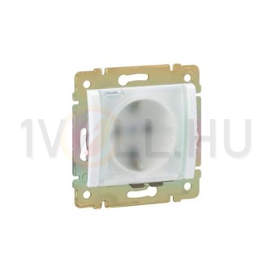 Valena 162 dugalj földelt központi fedlap fehér csapófedeles IP21 süllyesztett csavaros LEGRAND - 774422