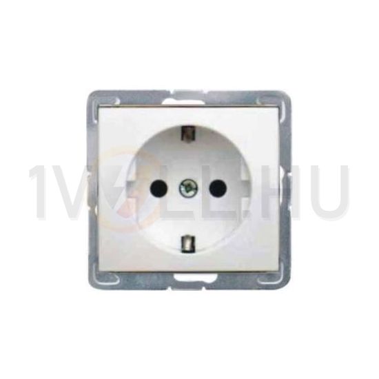 Valena 162 dugalj földelt központi fedlap gyerekzárral fehér IP21 süllyesztett csavaros LEGRAND - 774421