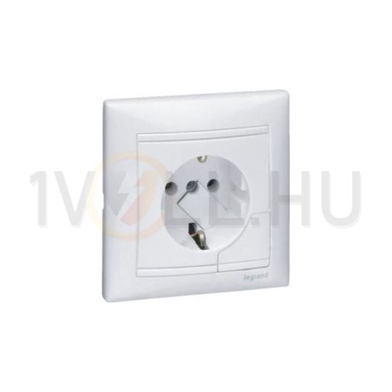 Valena 162 dugalj földelt teljes fedlappal fehér IP20 süllyesztett csavaros LEGRAND - 774394