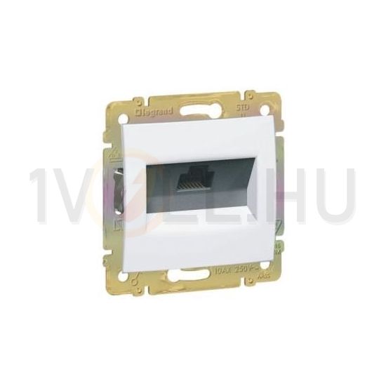 Valena adatcsatlakozó dugalj STP 2xRJ45 8(8) Cat6 fehér csavaros LEGRAND - 774245