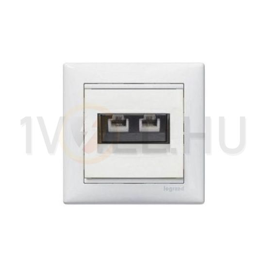 Valena adatcsatlakozó dugalj UTP RJ45 8(8) Cat5e fehér csavaros LEGRAND - 774239
