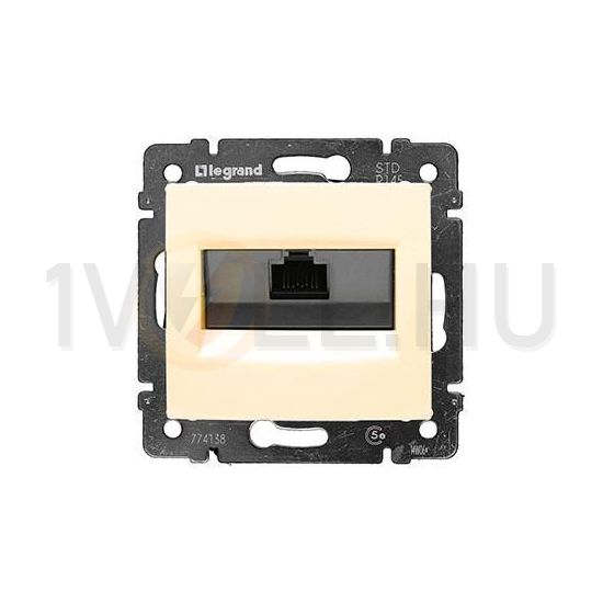 Valena adatcsatlakozó dugalj UTP RJ45 8(8) Cat5e elefántcsont csavaros LEGRAND - 774138
