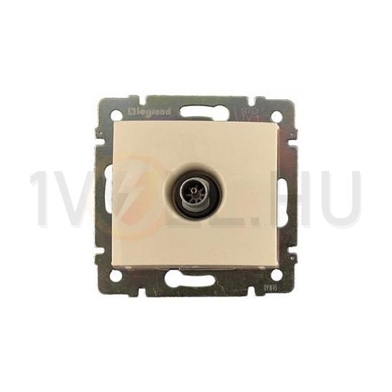 Valena antenna aljzat TV csillagpontos süllyesztett 1-kimenet végzáró 1dB/860MHz elefántcsont LEGRAND - 774329