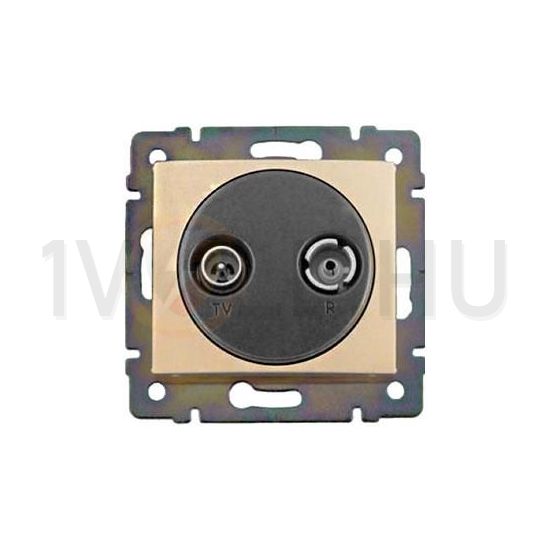 Valena antenna aljzat TV-R csillagpontos süllyesztett 2-kimenet végzáró 1.5dB/860MHz elefántcsont LEGRAND - 774332
