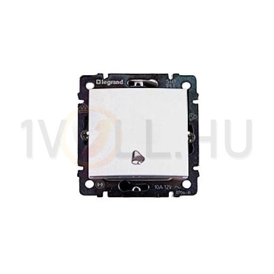 Valena N101 csengőnyomó betét közp. fedéllel 1- billentyűs 1z fehér csengő IP31 műanyag LEGRAND - 774216