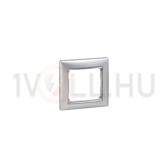 Valena keret 1-es alumínium/ezüst vízszintes műanyag LEGRAND - 770351