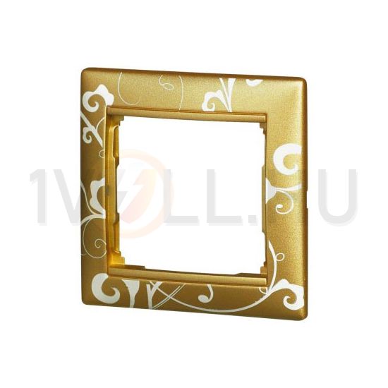 Valena keret 1-es barokk vízszintes műanyag LEGRAND - 770020