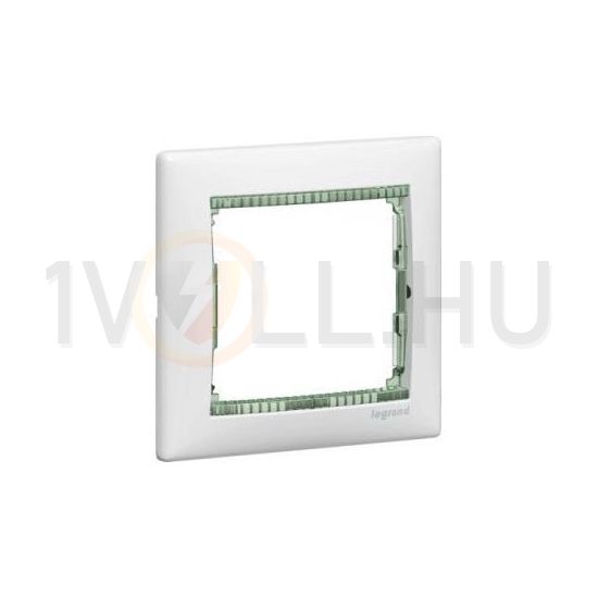 Valena keret 1-es fehér/kristály vízszintes műanyag LEGRAND - 774461