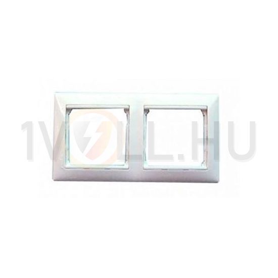 Valena keret 2-es alumínium/ezüst vízszintes műanyag LEGRAND - 770352