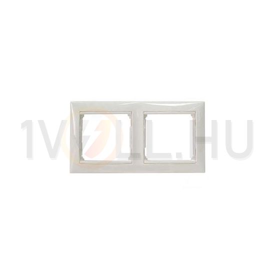 Valena keret 2-es fehér vízszintes műanyag LEGRAND - 774452