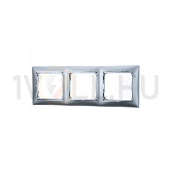 Valena keret 3-as alumínium vízszintes műanyag LEGRAND - 770153