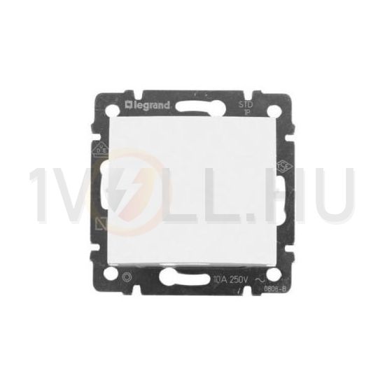 Valena N101 nyomó betét közp. fedéllel 1- billentyűs 1z fehér IP31 süllyesztett dmax. LEGRAND - 774411