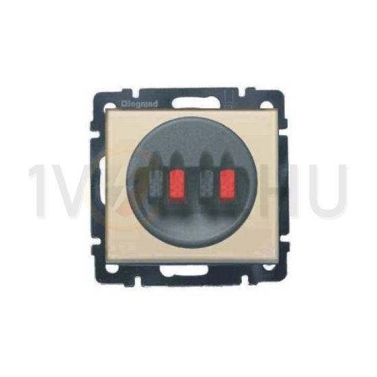 Valena hangszóró csatlakozó betét közp. fedéllel sztereó műanyag elefántcsont címketartó nélkül LEGRAND - 774324