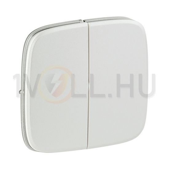 ValenaAllure billentyű gyöngyház kettős kapcs/nyg.-hoz fehér üres-jel IP20 műanyag fényes LEGRAND - 755029