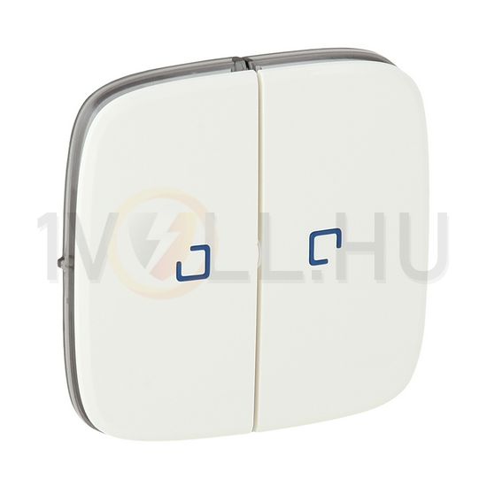 ValenaAllure billentyű kettős kapcs/nyg.-hoz fehér üres-jel jelzőfényes IP20 műanyag LEGRAND - 755225