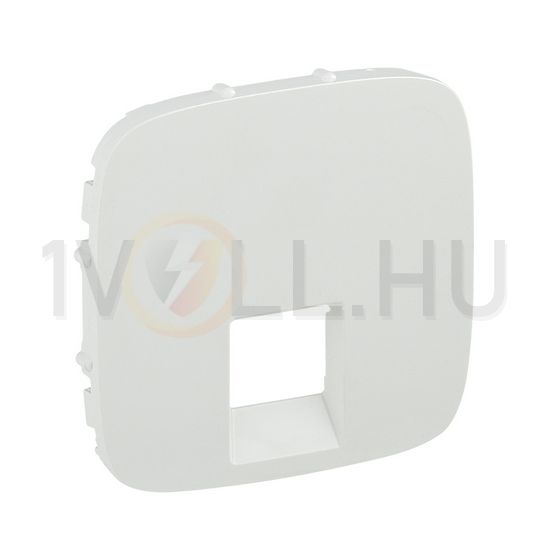ValenaAllure fedlap RJ45/RJ11 adatcsatlakozóhoz műanyag fehér címketartó nélkül LEGRAND - 755415