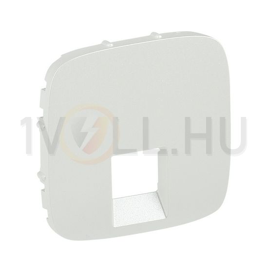 ValenaAllure fedlap RJ45/RJ11 adatcsatlakozóhoz műanyag címketartó nélkül gyöngyház LEGRAND - 755419