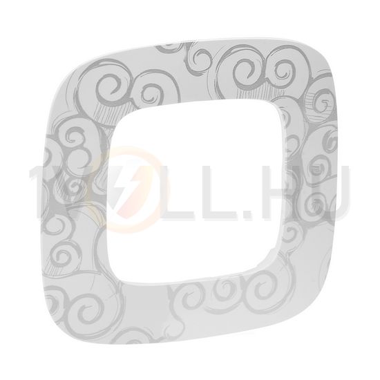 ValenaAllure keret 1-es króm dekor vízszintes és függőleges műanyag LEGRAND - 754341