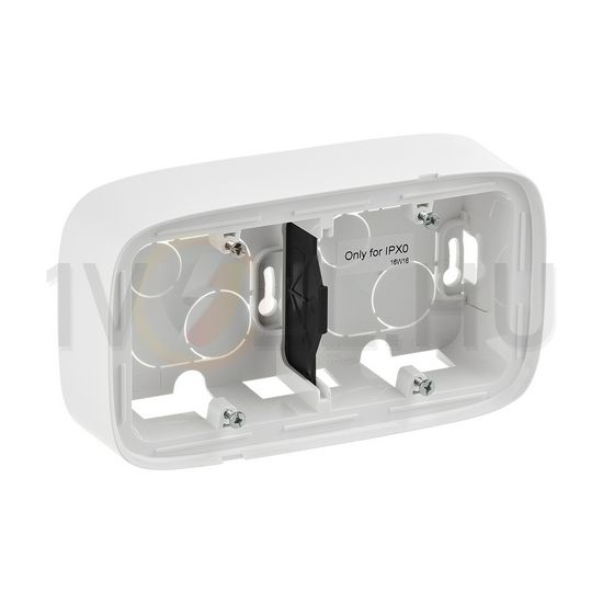 ValenaAllure kiemelődoboz 2-es vízszintes és függőleges fehér műanyag IP2X LEGRAND - 755552