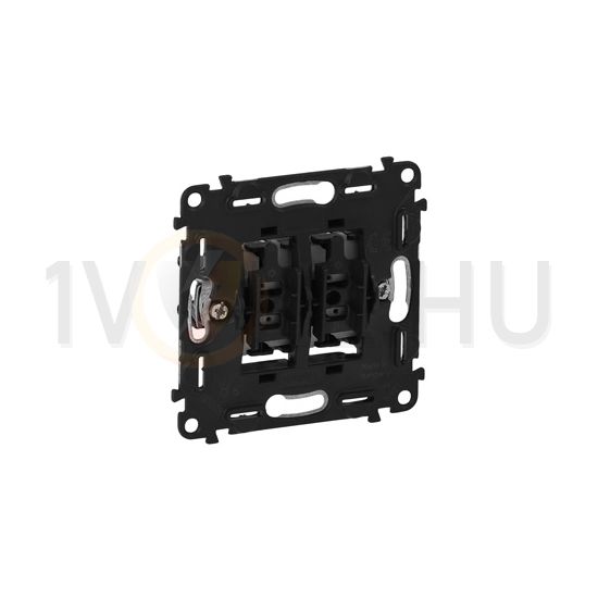 ValenaLife 105 2x1P csillárkapcsoló kezelőelem szürke süllyesztett IP20 billentyű/gomb LEGRAND - 752005