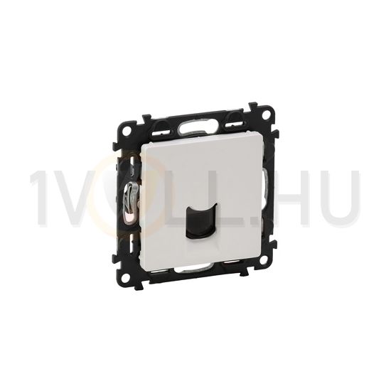 ValenaLife telefon csatlakozó betét közp. fedéllel RJ11 műanyag fehér LEGRAND - 753138