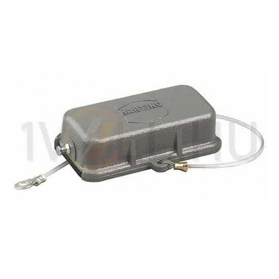 Védőfedél ipari sokpólusú csatlakozóhoz négyszögletes retesszel Han 10A/15EMV-AK HARTING - 09200105425