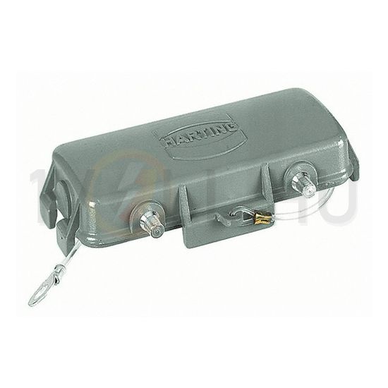 Védőfedél ipari sokpólusú csatlakozóhoz négyszögletes retesszel Han 10B-Protection Cover HARTING - 09300105425