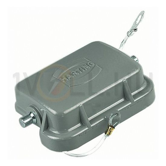 Védőfedél ipari sokpólusú csatlakozóhoz retesszel Han B Protect Cover Die Cast for Base HARTING - 09300065425