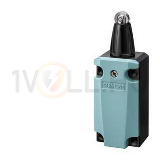 Végálláskapcsoló fém 1ny 1z 1v görgős ütköző IP66/IP67 ugró érintkező SIRIUS SIEMENS - 3SE5112-0CD02