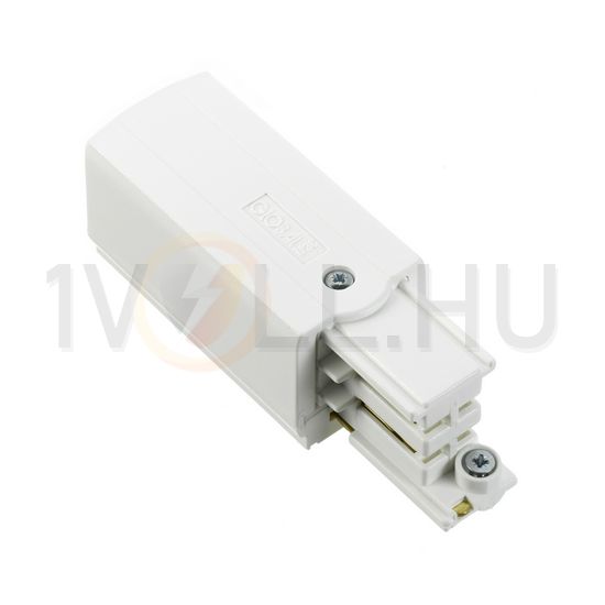 Végbetáp 3F világítási sínhez 16A jobb 230-400V 3F falonkívüli fehér alumínium XTS 12-3 LIVAL - 19170123