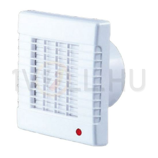 Ventilátor golyóscsapágy időzítő páraérzékelő aut.zsalu IP24 100mm csőre 98m3/h 100AZTHL SIKU - 27944