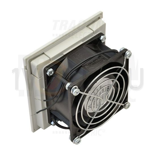 Ventilátor szűrőbetéttel 40m3/h 12W 230V/AC50Hz AC süllyesztett IP54 TRACON - V35