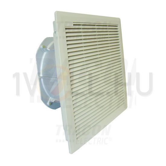 Szellőztető ventillátor szűrőbetéttel 325×325mm, 520m3/h, 230V 50-60Hz, IP54 V375 TRACON