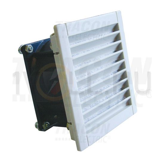 Ventilátor szűrőbetéttel 55m3/h 19W 230V/AC50Hz AC süllyesztett IP54 TRACON - V43