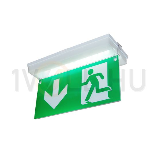 LED vészvilágító búra EXTRAPLANA-hoz szimmetrikus direkt fénykilépés műanyag F-DBL NORMALUX - FDBL