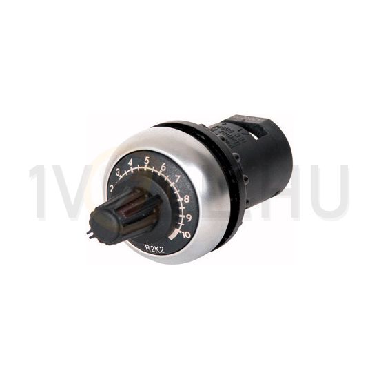 Vezérlési potenciométer 0.5W 22mm-átmérő csavaros-csatlakozás IP66 M22-R2K2 EATON - 171157