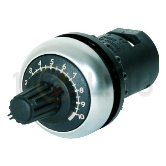 Vezérlési potenciométer 0.5W 22mm-átmérő csavaros-csatlakozás IP66 M22-R4K7 EATON - 229490