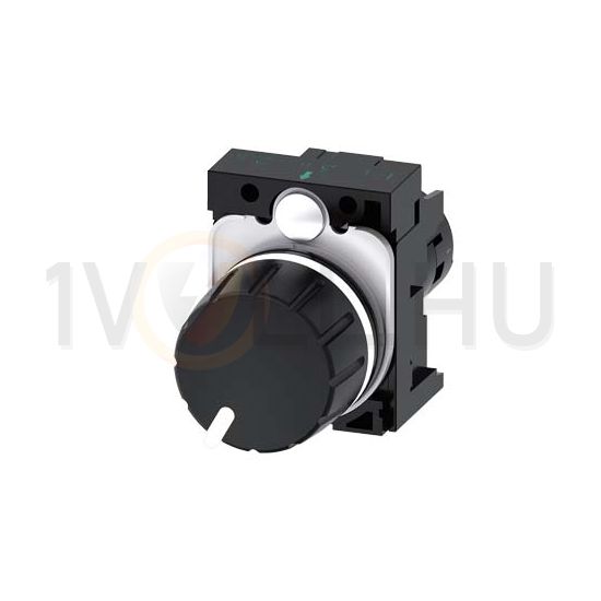 Vezérlési potenciométer műanyag d22 47kOhm 1W 22.3mm-átmérő csavaros SIRIUS ACT SIEMENS - 3SU1200-2PT10-1AA0