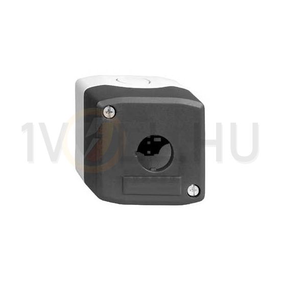 Vezérlőegység tokozat d22 1-pozíció rászerelhető műanyag szürke IP66 Harmony XALD Schneider - XALD01