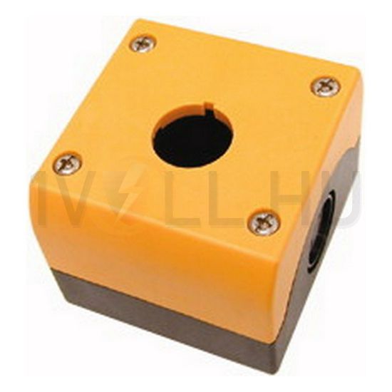 Vezérlőkészülék-tokozat d22 1-pozíció rászerelhető műanyag szürke IP65/IP67 M22-IY1 EATON - 216536