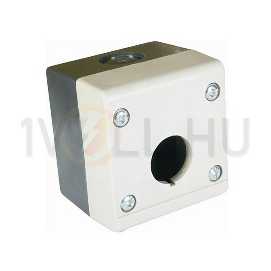 Vezérlőkészülék-tokozat d22 1-pozíció rászerelhető műanyag szürke VA Elektronika - i-K1