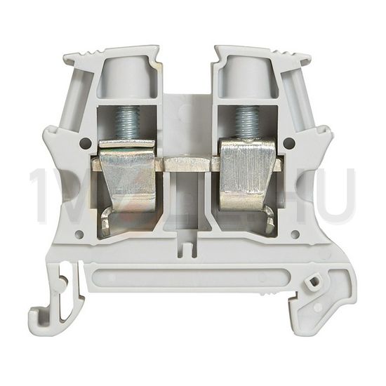 Átmenő sorkapocs TS35 1-szint 57A 2.5-10mm2/érvéghüvely szürke csavaros csavaros Viking3 LEGRAND - 037163