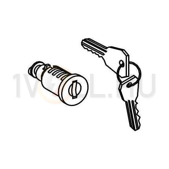 Zár Eurolocks n° 850 réselt kulcsos Kaedra Schneider - 13948