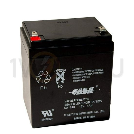 Zárt VLRA akkumulátor ólom(savas, töltött) 12V 4Ah F1 4,8 CA CASIL - CA1240F1