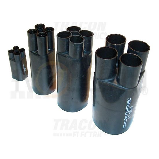 Zsugor végelzáró 4-eres kábelhez 6-25mm2 TRACON - VE3512