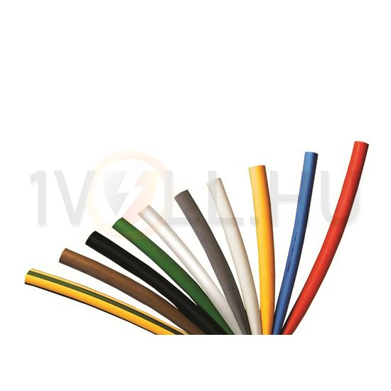 Zsugorcső fekete 19.1mm/ 9.5mm-átmérő 1.2m 2:1-zsugor vékonyfalú melegzsugor SR1F Cellpack - 127193